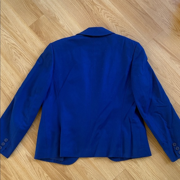 Vintage Pendleton Cobalt Blue Blazer Made In USA 100% wool size 10 - Picture 7 of 7